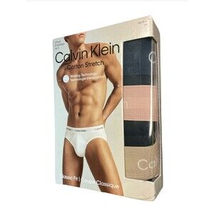 Calvin Klein CK Cotton Classic Fit 3 Pack Hip Brief Men's Size XXL NEW